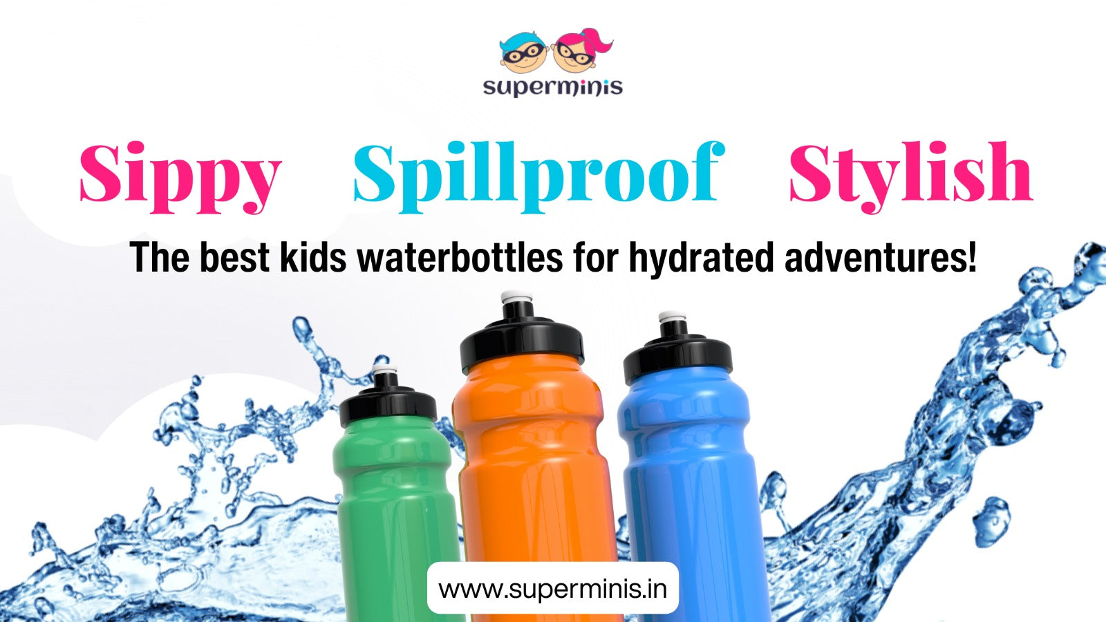 Sippy, Spill-Proof, and Stylish: The Best Kids Water Bottles for Hydrated Adventures!