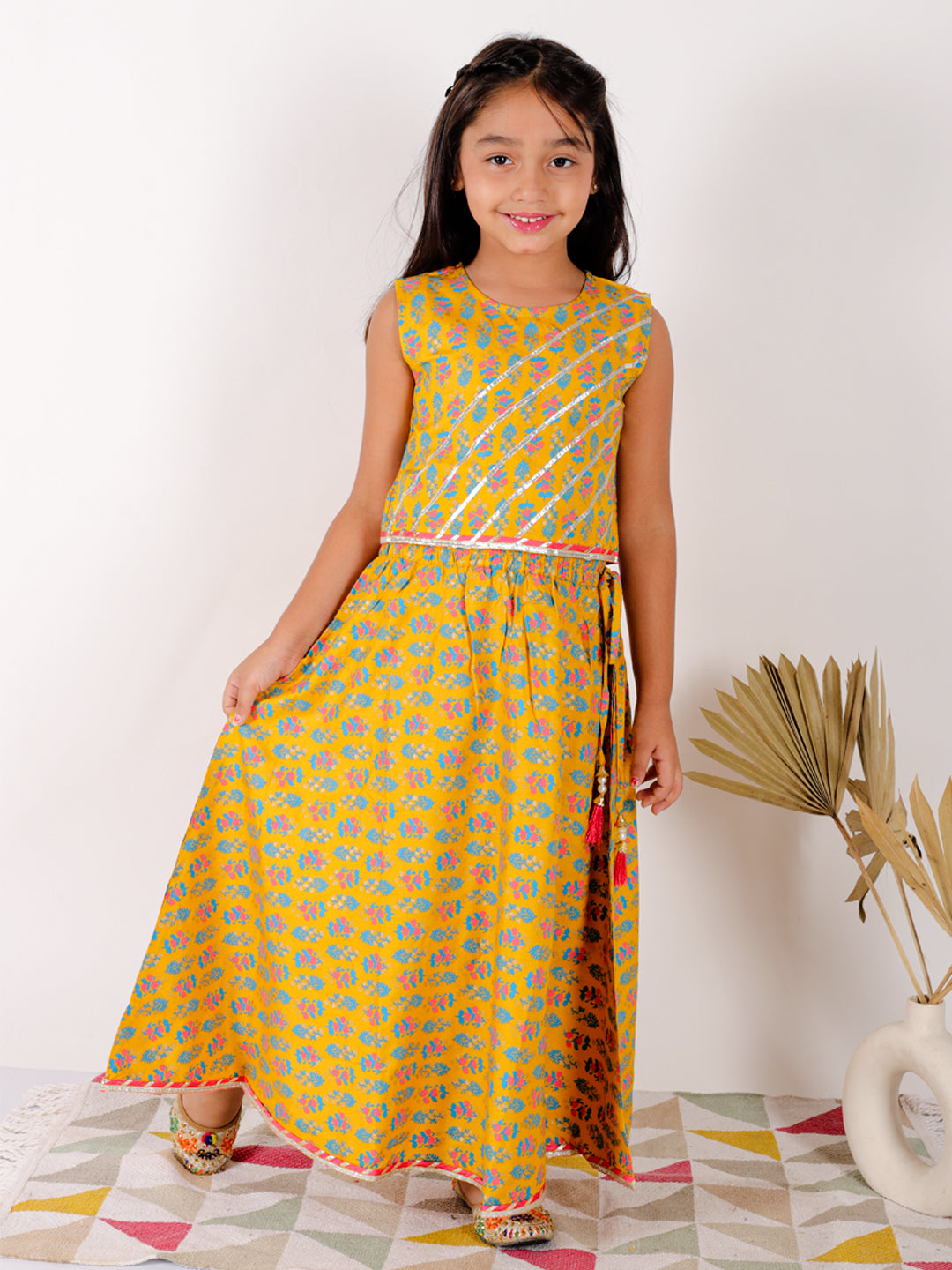 lehenga-choli-mustard