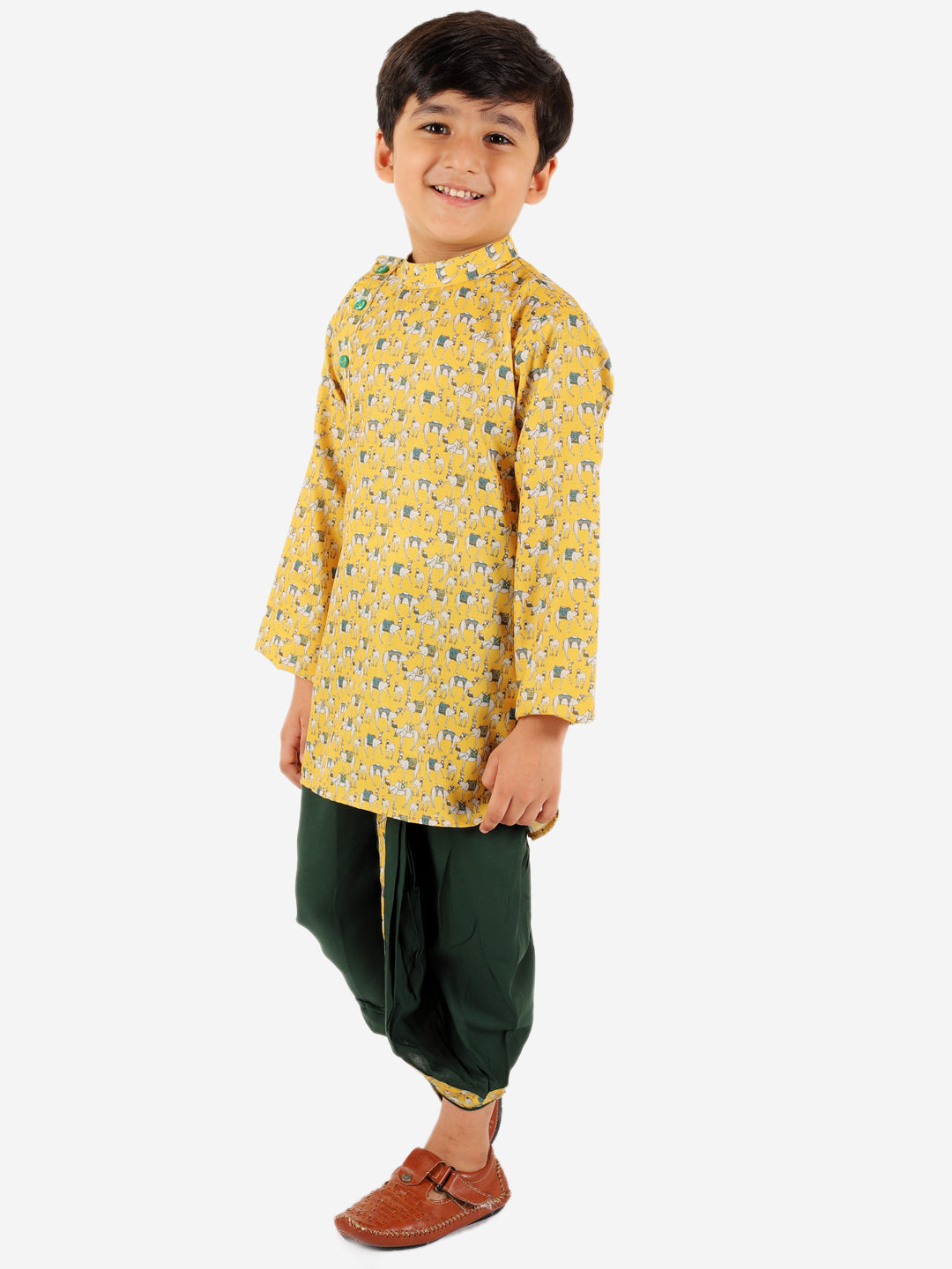 dhoti-kurta-yellow