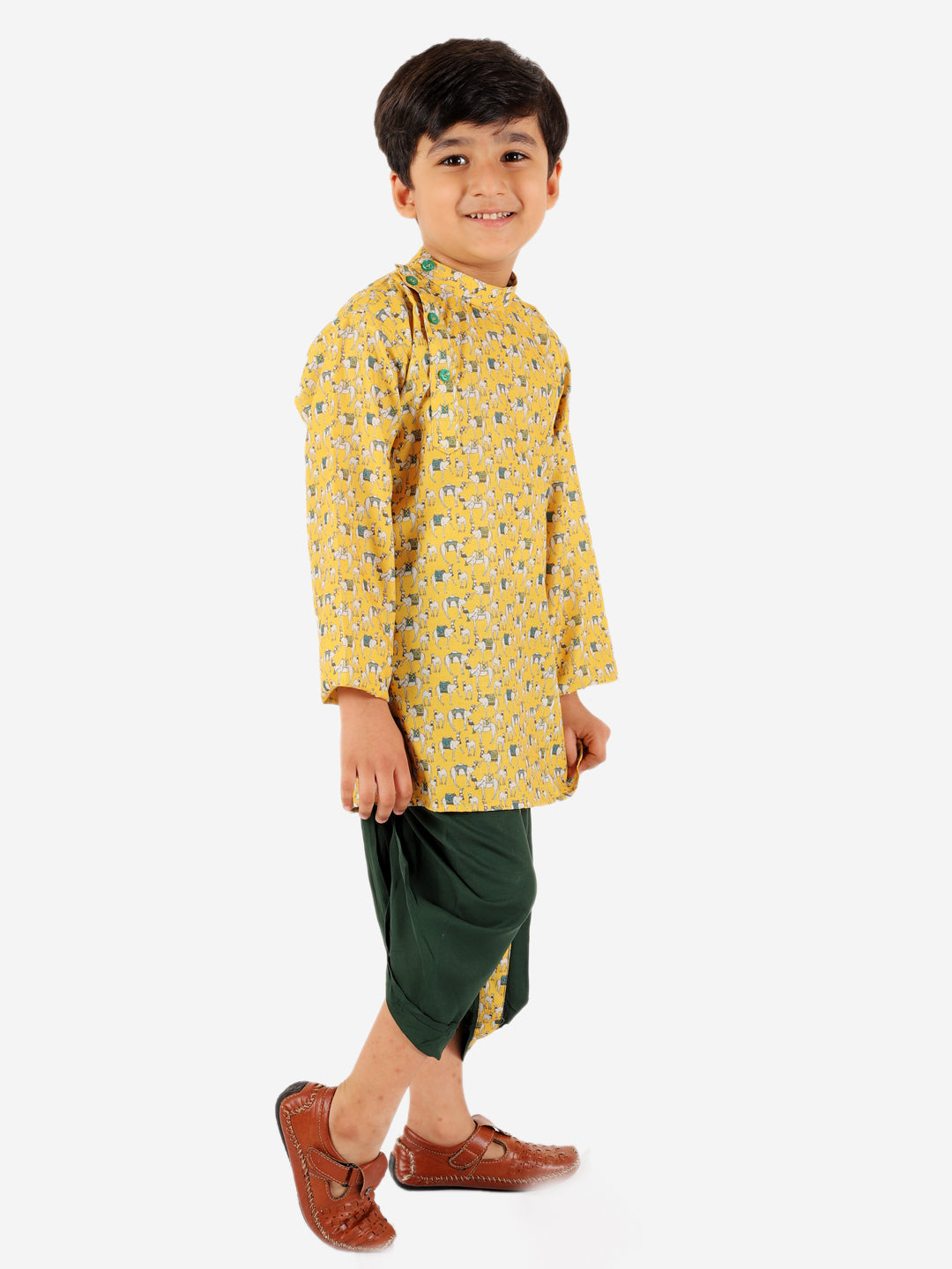 dhoti-kurta-yellow