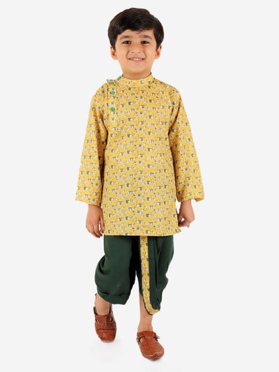 dhoti-kurta-yellow