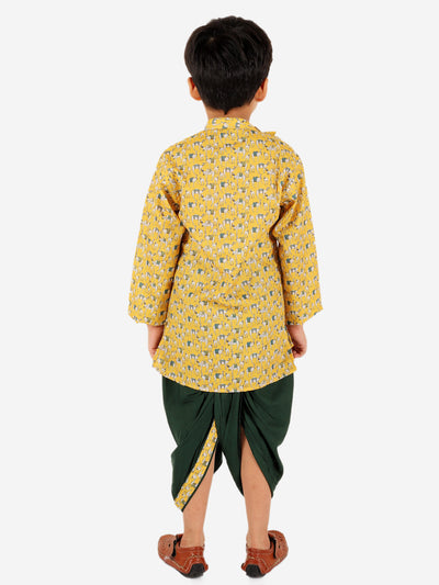 dhoti-kurta-yellow