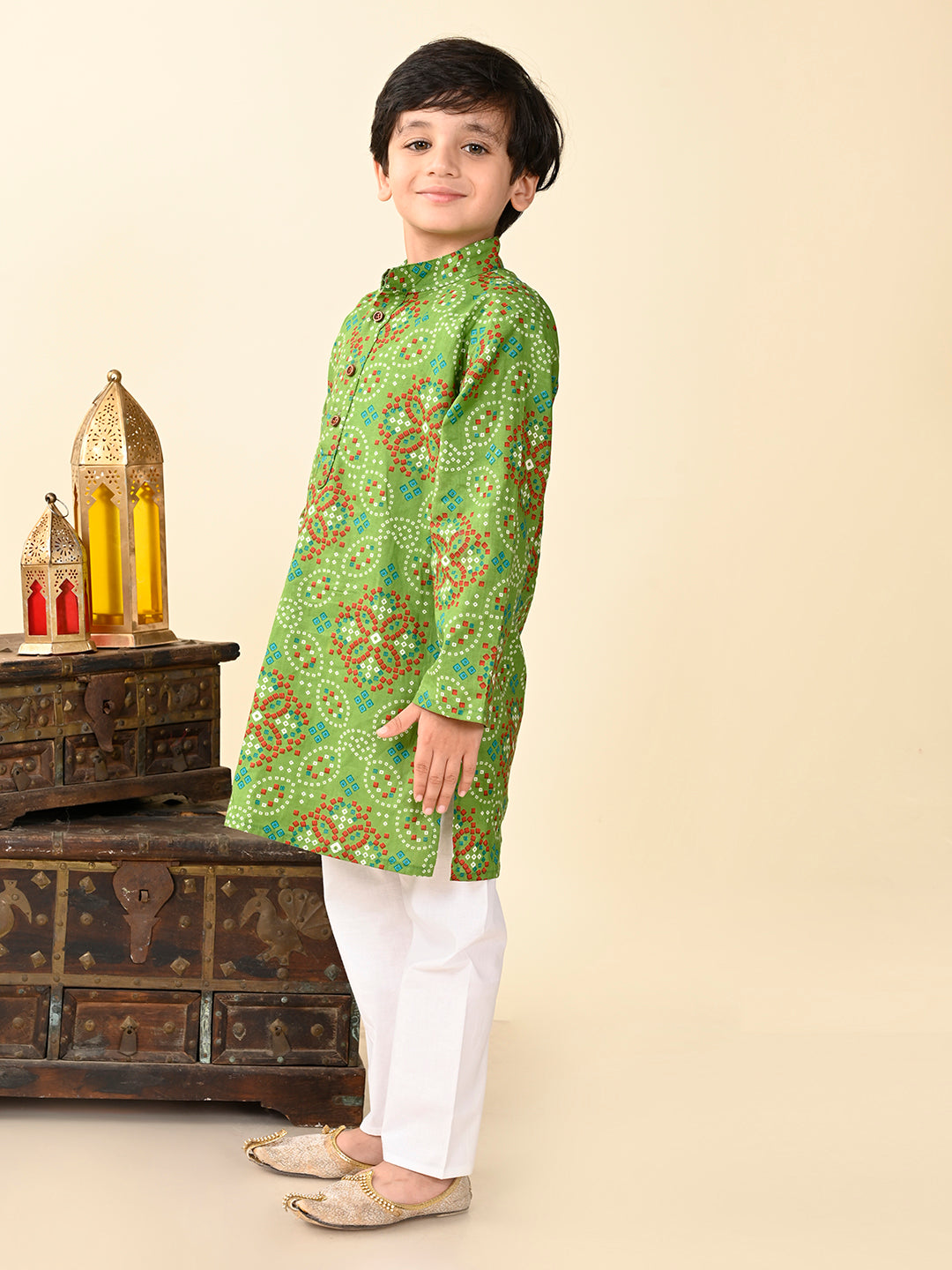 kurta-pyjama-green