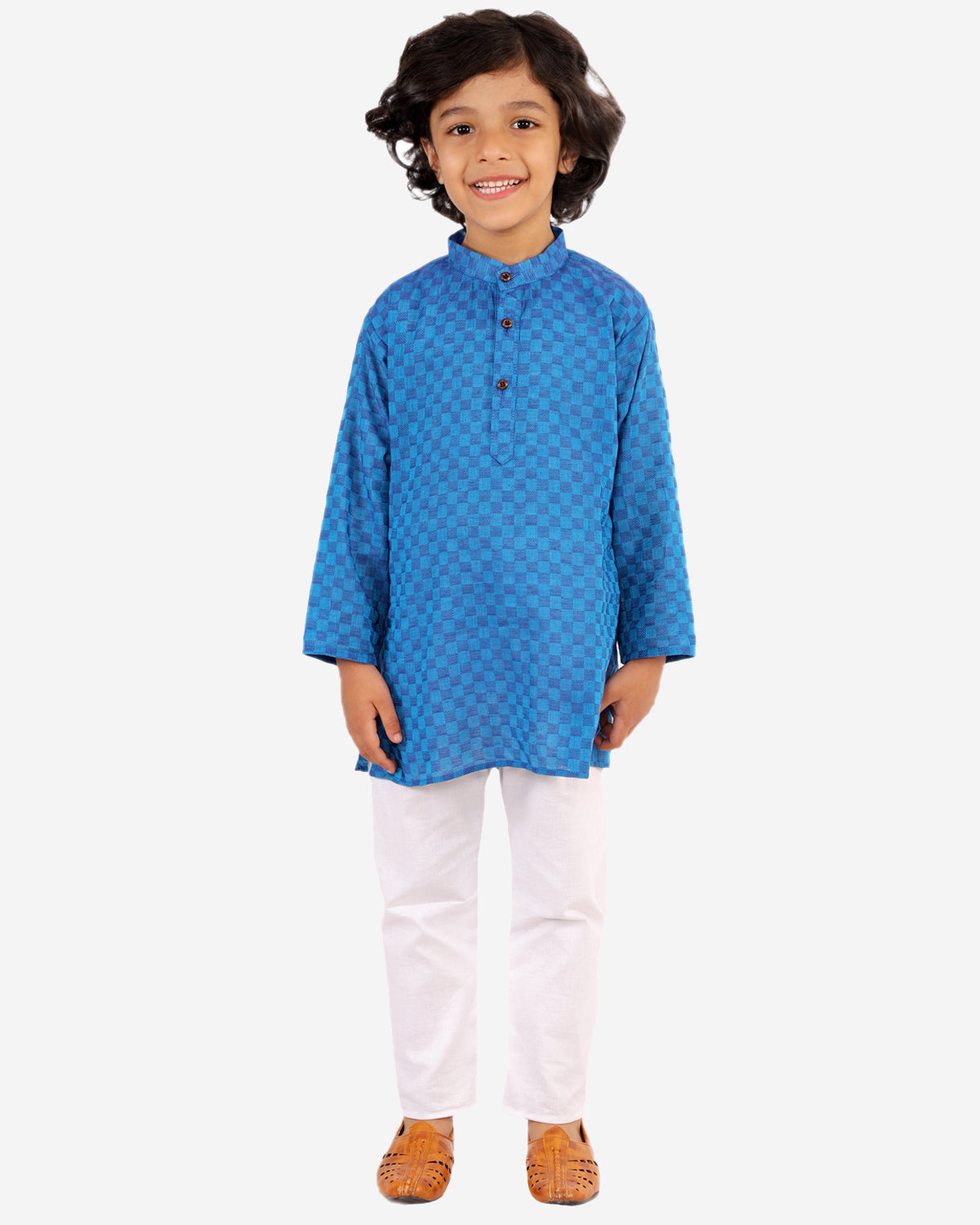 kurta-pyjama-sky blue