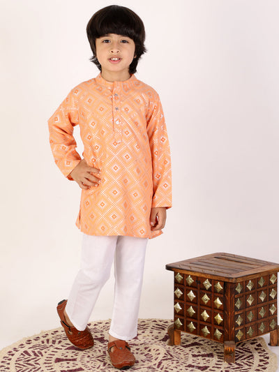 kurta-pyjama-peach