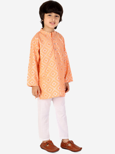 kurta-pyjama-peach