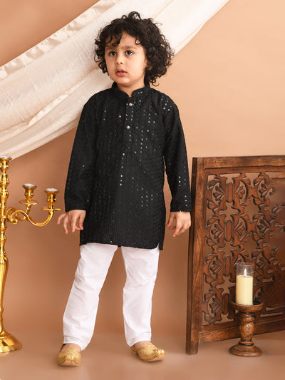 kurta-pyjama-black