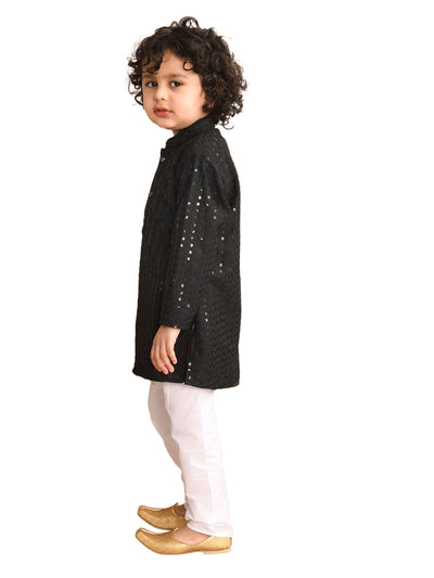 kurta-pyjama-black