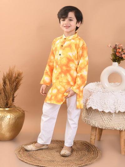 kurta-pyjama-orange