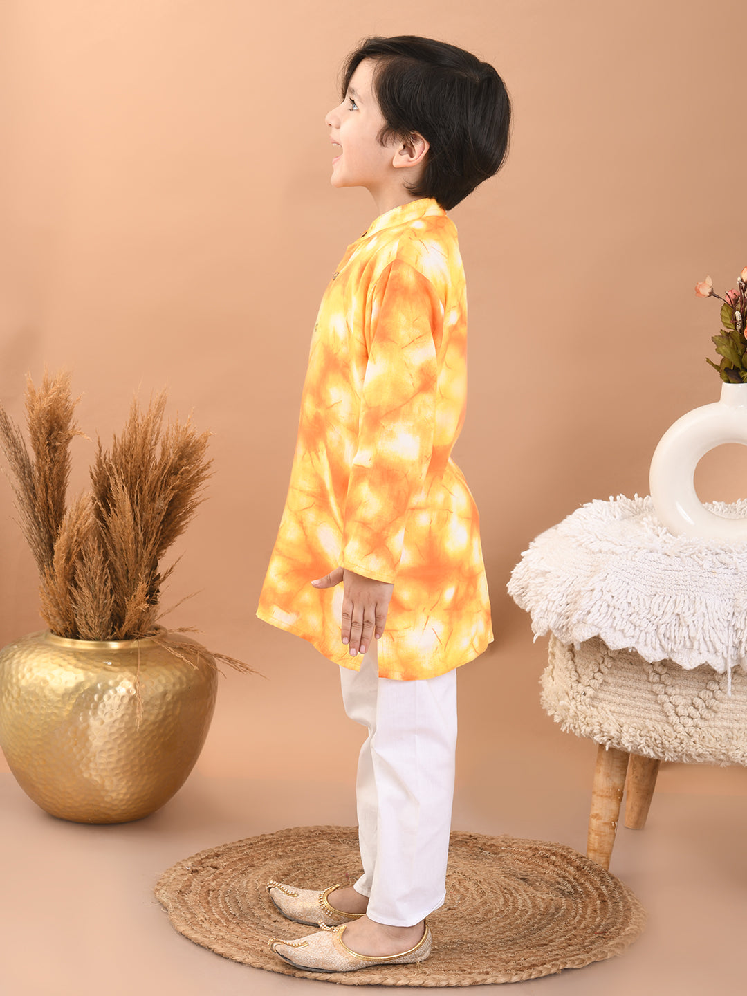 kurta-pyjama-orange