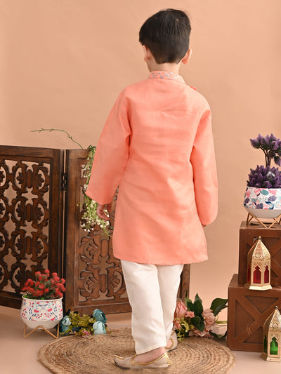 kurta-pyjama-peach