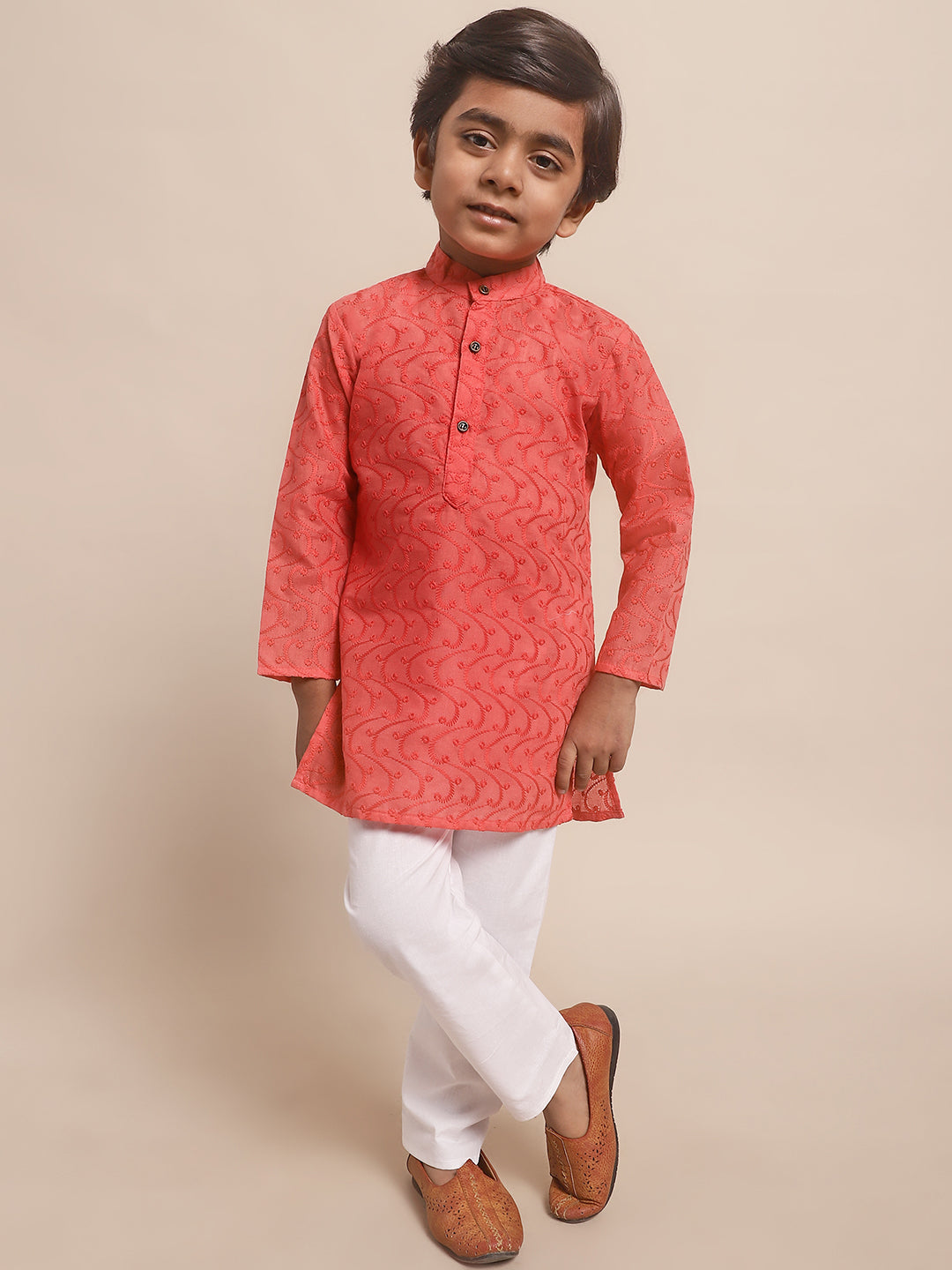 kurta-pyjama-orange