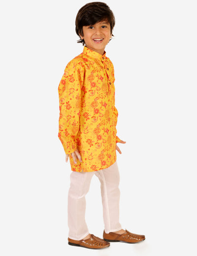 kurta-pyjama-mustard