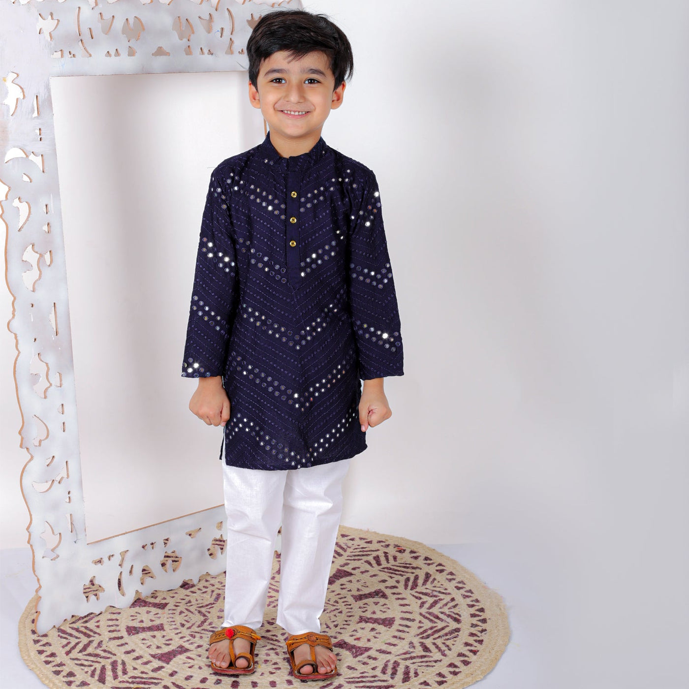 kurta-pyjama-navy-blue