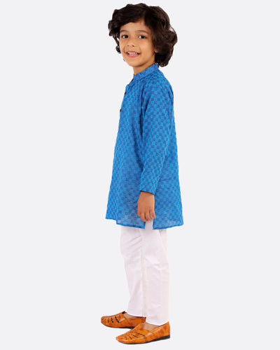 kurta-pyjama-sky blue