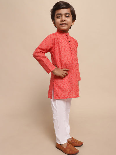 kurta-pyjama-orange