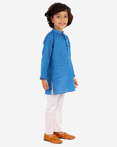 kurta-pyjama-sky blue