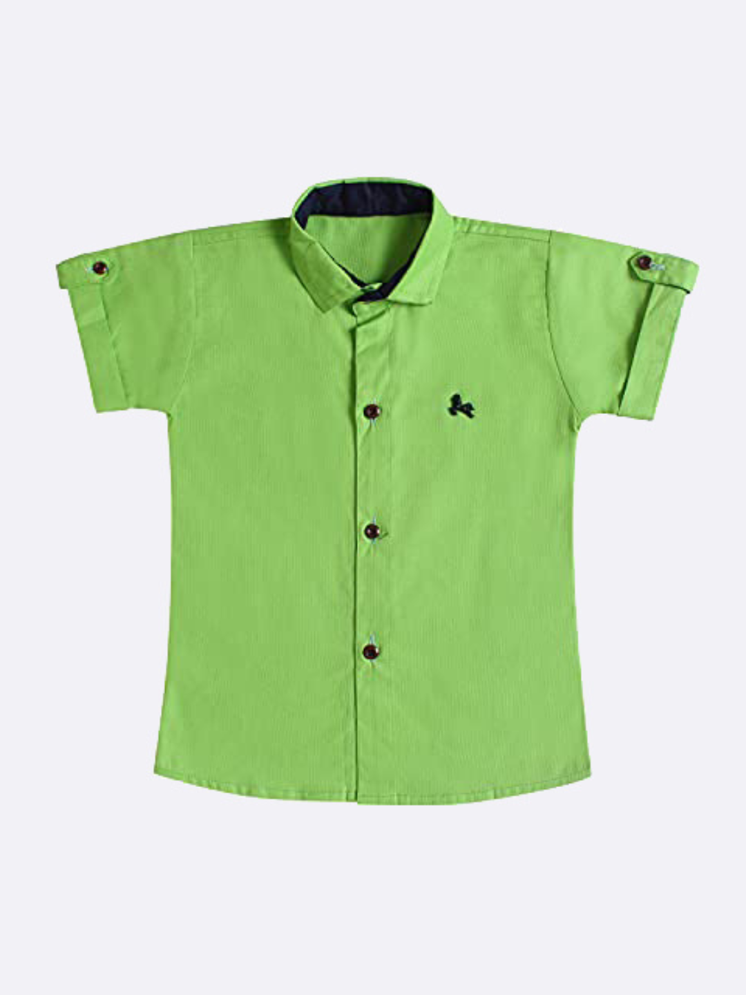 Little Man's - Baby Boys Plain Cotton Shirt