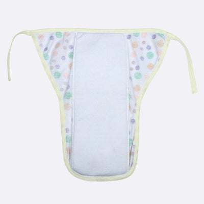 Indian Style Baby Cotton Nappies in a Modern Way (Dot Print, Pack of 1)