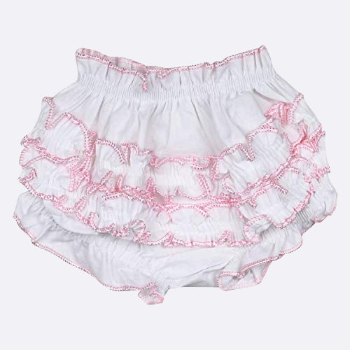 Beautiful Inside, Beautiful Outside : Girls Panties (White+Pink, Pack of 1)