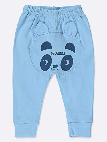 Feather Soft Cotton Pyjamas Comfortable With Diapers (Sky Blue, Pack of 1)