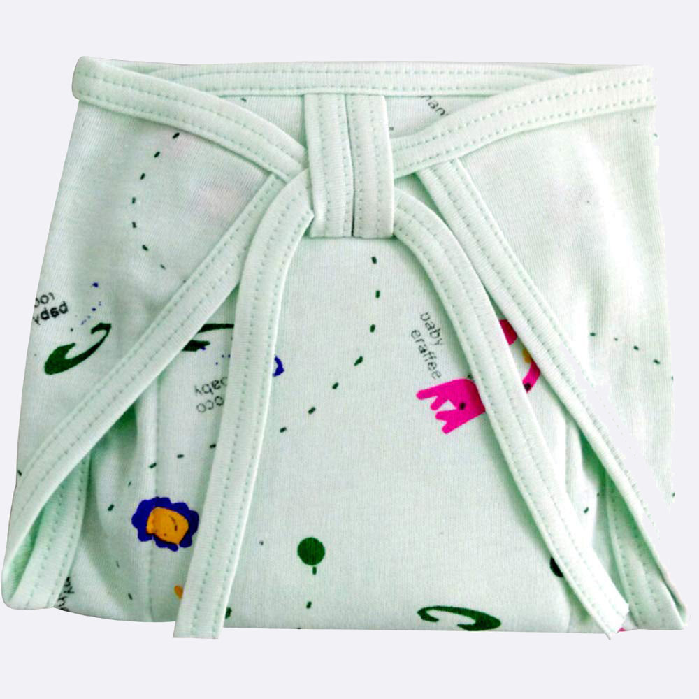 Indian Style Baby Cotton Nappies in a Modern Way (Green, Pack of 1)