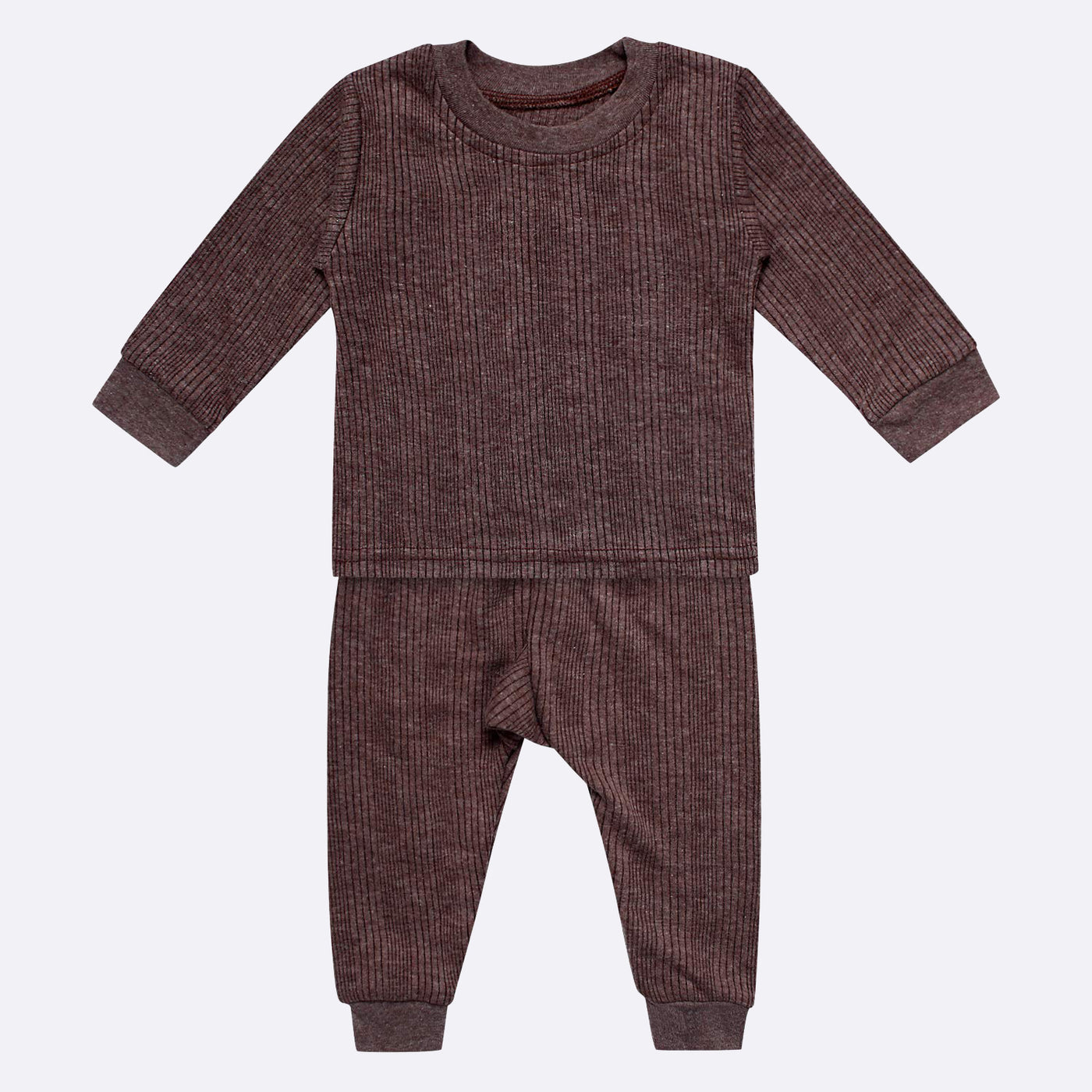 Garmahat - Cozy and Comfy Thermal Top and Pyjama Set (Brown, Pack of 1)