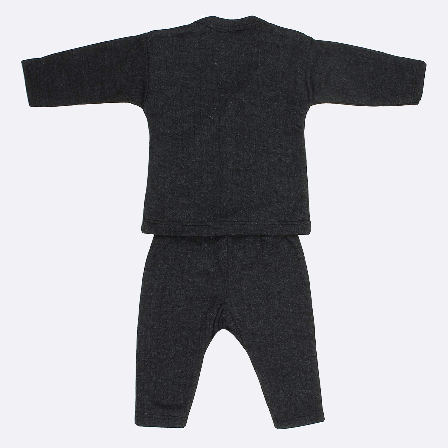 Buy Kids Front Open Baby Thermal Suit Top & Pajama Set for Baby Boys & Baby  Girls,(Pack of 1) (6-12 Months) Black at
